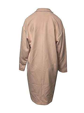 By Malene Birger By. Malene Birger Fiurica Oversized Piqué Coat in Pink Polyester (view 2)