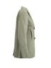 Max Mara 100% Wool Tan 'S Max Mara Dea Jacket in White Wool Size 2 - photo 2