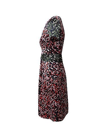 HUGO BOSS Hugo Boss Camouflage Print Shift Dress in Multicolor Polyester (view 2)