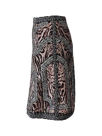 Herve Leger Herve Leger Flared Skirt in Multicolor Polyester (view 2)