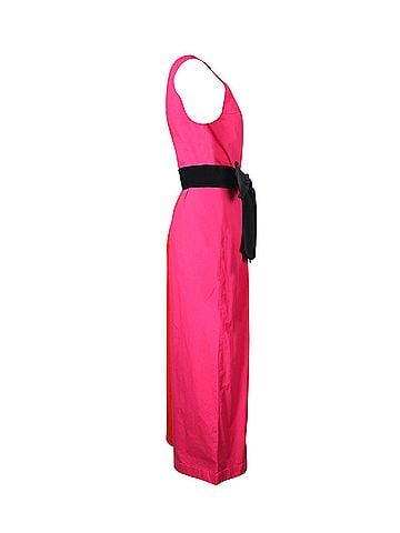 Isa Arfen Isa Arfen Color-Block Jumpsuit in Multicolor Cotton (view 2)