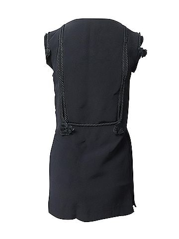 Lanvin Lanvin Mini Dress in Grey Viscose (view 2)