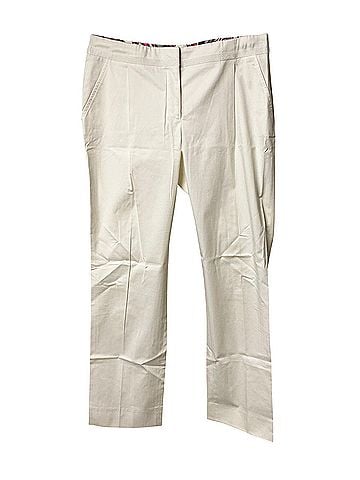 Salvatore Ferragamo Salvatore Ferragamo White Trousers in White Silk (view 1)