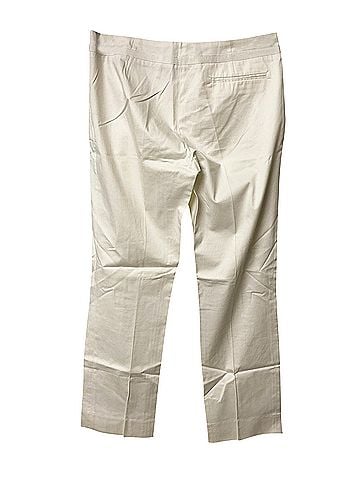 Salvatore Ferragamo Salvatore Ferragamo White Trousers in White Silk (view 2)