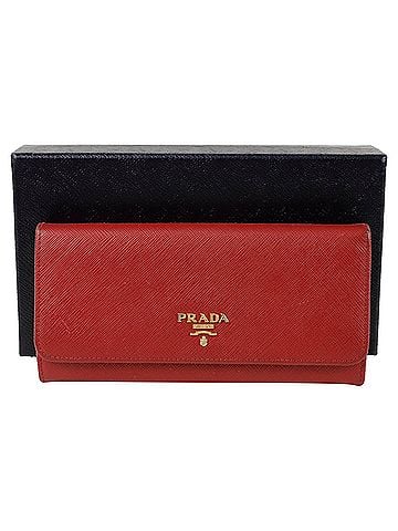 Prada Metal Logo Long Wallet (view 1)