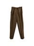 ETRO 100% Wool Tan Etro Checked Trousers in Brown Wool Size 10 - photo 1