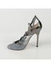 Jimmy Choo 100% Leather Blue Open Toe Strap Pumps Size Size EU 37 - photo 3