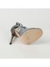 Jimmy Choo 100% Leather Blue Open Toe Strap Pumps Size Size EU 37 - photo 6