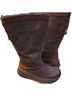 Ugg 100% Leather Solid Brown Snow boots Size 8 - photo 1
