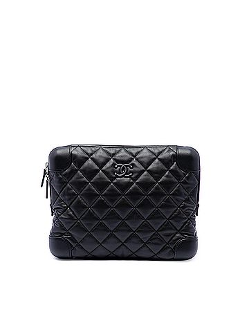 Chanel Large CC Quilted Lambskin Classic Trunk Case (view 1)