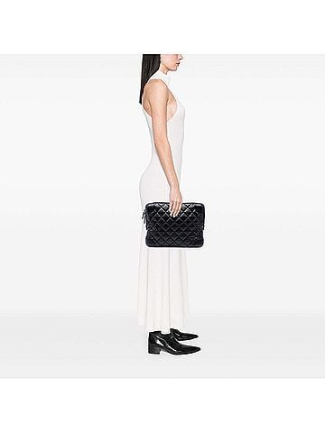 Chanel Large CC Quilted Lambskin Classic Trunk Case (view 2)