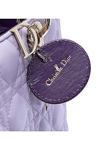 Dior Medium Tricolor Lambskin Cannage Lady Dior (view 2)