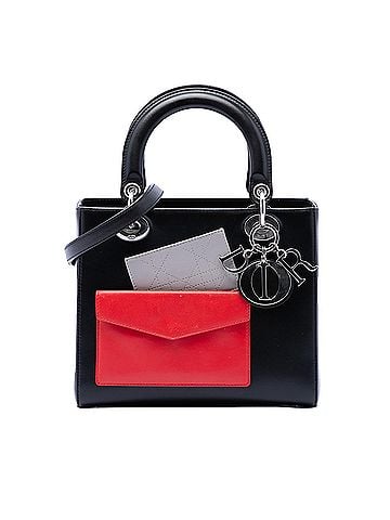 Dior Medium Calfskin Pockets Lady Dior (view 1)