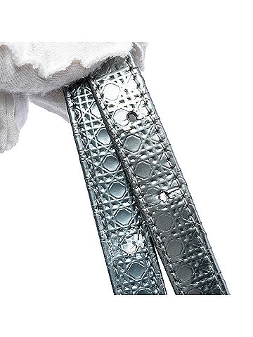 Dior Mini Metallic Patent Microcannage Lady Dior (view 2)