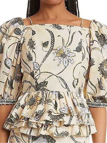 Ulla Johnson Carlotta Short Sleeve T-Shirt (view 1)