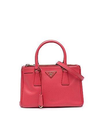 Prada Mini Saffiano Lux Galleria Double Zip Satchel (view 1)