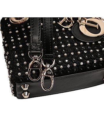 Dior Micro Satin Crystal Embellished Lady Dior (view 2)