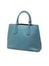 Prada 100% Leather Blue Medium Saffiano Cuir Double Satchel One size - photo 3