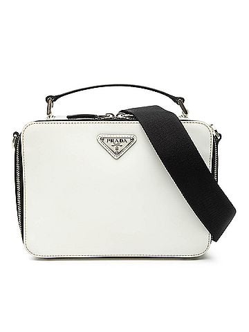 Prada Medium Saffiano Brique Satchel (view 1)