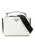 Prada 100% Leather White Medium Saffiano Brique Satchel One size - photo 1