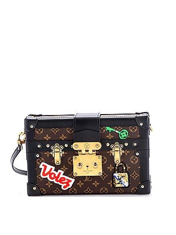 Louis Vuitton Petite Malle Handbag Limited Edition Patches Monogram Canvas (view 1)