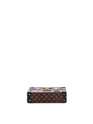 Louis Vuitton Petite Malle Handbag Limited Edition Patches Monogram Canvas (view 2)
