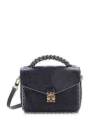 Louis Vuitton Braided Handle Pochette Metis Monogram Empreinte Leather (view 1)