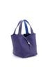Hermès 100% Leather Blue Eclat Picotin Lock Bag Clemence MM One size - photo 4