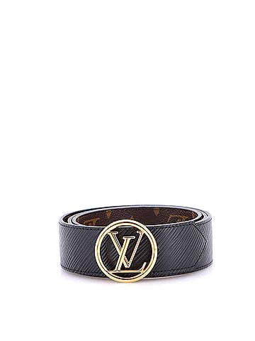 Louis Vuitton LV Circle Reversible Belt Monogram Canvas and Leather Medium (view 1)