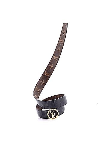 Louis Vuitton LV Circle Reversible Belt Monogram Canvas and Leather Medium (view 2)