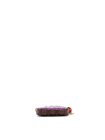 Louis Vuitton Pochette Accessoires Limited Edition Vivienne Xmas Monogram Canvas Mini (view 2)