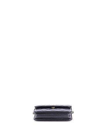 Chanel Pearl Crush Flap Clutch with Chain Quilted Lambskin Mini (view 2)