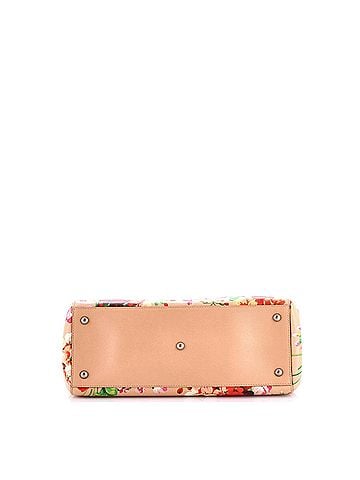 Gucci Bamboo Shopper Tote Blooms Print Leather Medium (view 2)