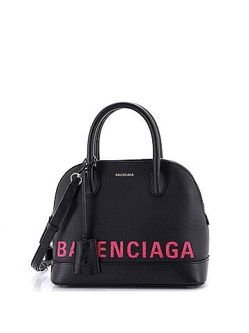 Balenciaga Logo Ville Bag Leather Small (view 1)