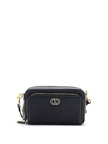 Christian Dior Caro Double Pouch Crossbody Bag Leather (view 1)