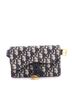 Christian Dior 100% Canvas Plain Blue Saddle Rectangular Belt Bag Oblique Canvas One size - photo 1