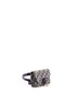 Christian Dior 100% Canvas Plain Blue Saddle Rectangular Belt Bag Oblique Canvas One size - photo 3