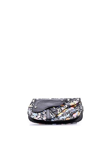 Christian Dior Saddle Messenger Pouch Alex Foxton Floral Oblique Canvas (view 2)