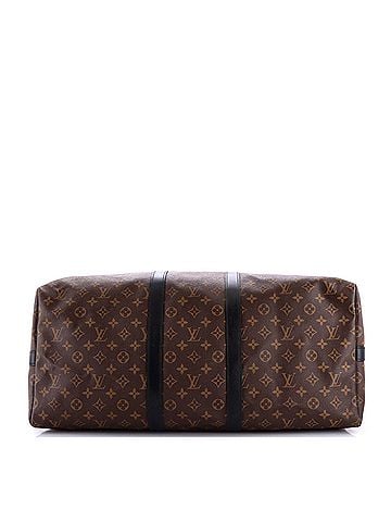 Louis Vuitton Keepall Bandouliere Bag Macassar Monogram Canvas 55 (view 2)