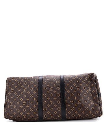 Louis Vuitton Keepall Bandouliere Bag Macassar Monogram Canvas 55 (view 2)