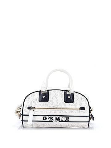 Christian Dior Vibe Zip Bowling Bag Oblique Perforated and Embossed Calfskin Small (view 1)