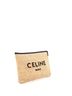 Céline Tan Logo Zip Pouch Raffia with Sequins Large One size - photo 3