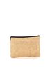 Céline Tan Logo Zip Pouch Raffia with Sequins Large One size - photo 4