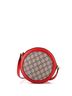Gucci Red Brown Ophidia Round Shoulder Bag Apple GG Coated Canvas Mini One size - photo 4