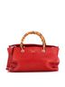 Gucci 100% Leather Red Bamboo Shopper Tote Leather Medium One size - photo 1
