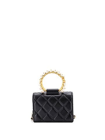 Chanel Pearl Crown Clutch with Chain Quilted Lambskin (view 2)
