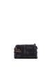 Chanel 100% Denim Black Denim Mood Flap Clutch with Chain Logo Printed Quilted Fringe Denim One size - photo 4