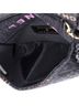 Chanel 100% Denim Black Denim Mood Flap Clutch with Chain Logo Printed Quilted Fringe Denim One size - photo 5