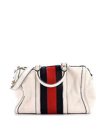 Gucci Vintage Web Boston Bag Leather Medium (view 1)
