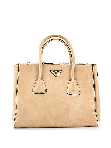 Prada Twin Pocket Convertible Tote Leather Medium (view 1)